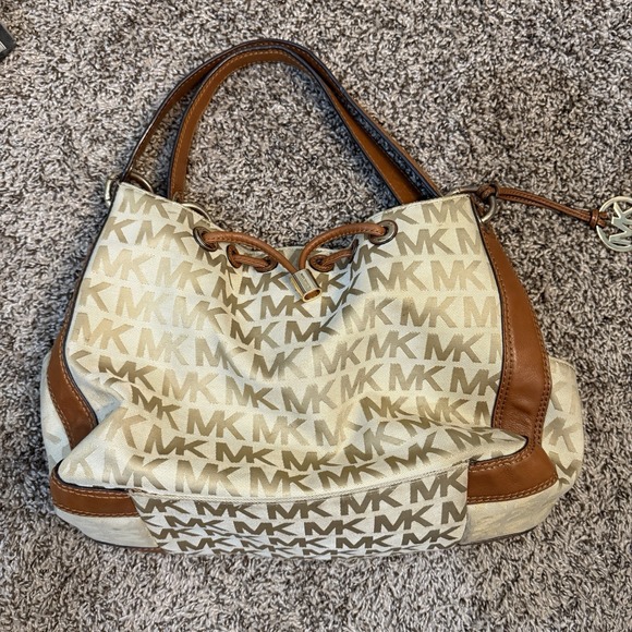 Michael Kors brown satchel Top Handle tote‎ handbag - Picture 9 of 10